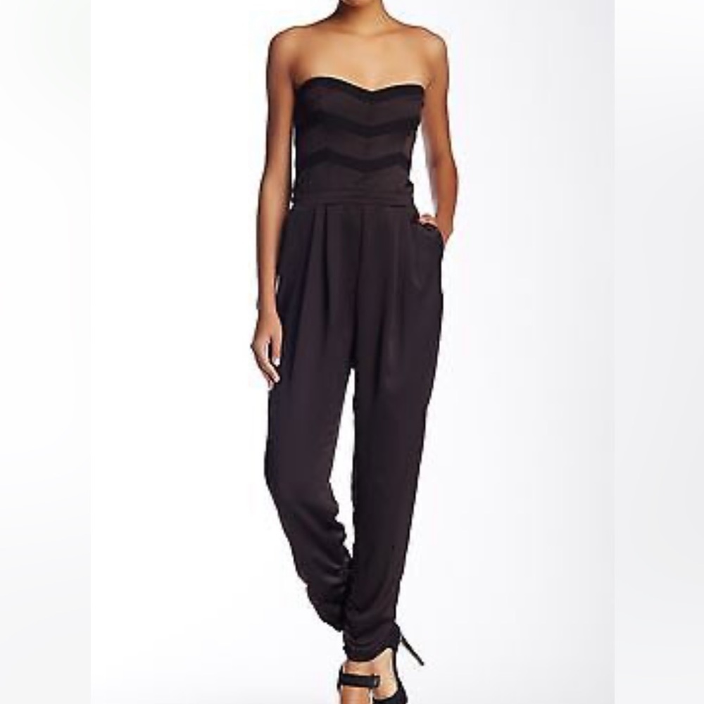 Parker Carmela Strapless Jumpsuit